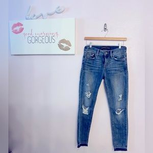 Express Cropped Legging Mid Rise Jeans